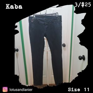 Kaba Juniors  Skinny Jeans Sz 11   3/$25